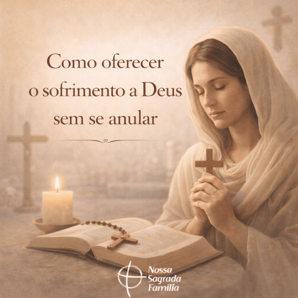 Como oferecer o sofrimento a Deus sem se&nbsp;anular