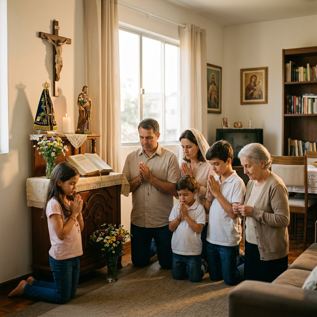Como criar tradições católicas na sua família