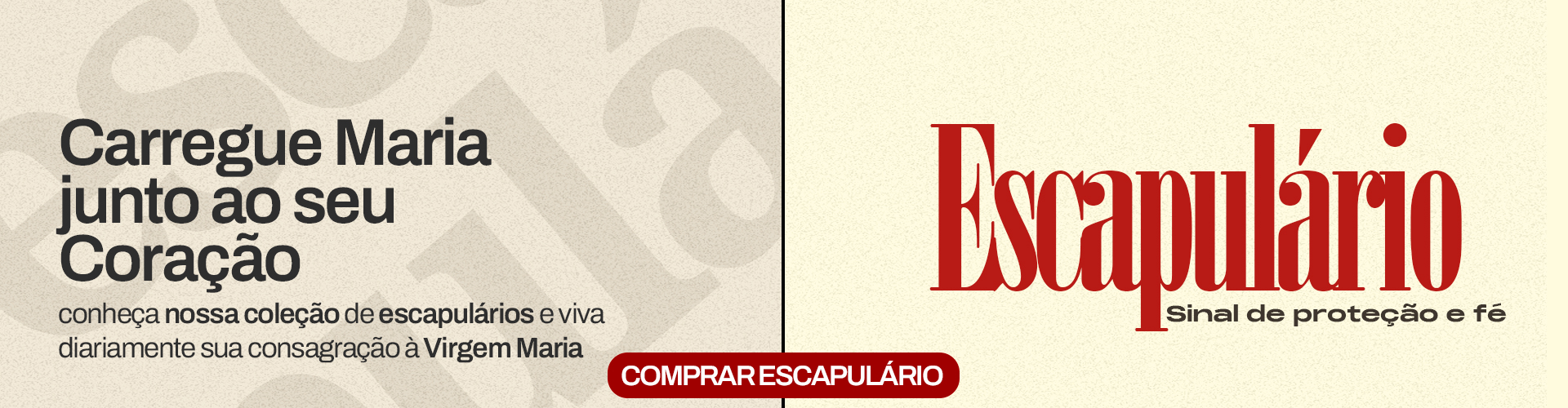 Escapulário — Sinal de proteção e fé