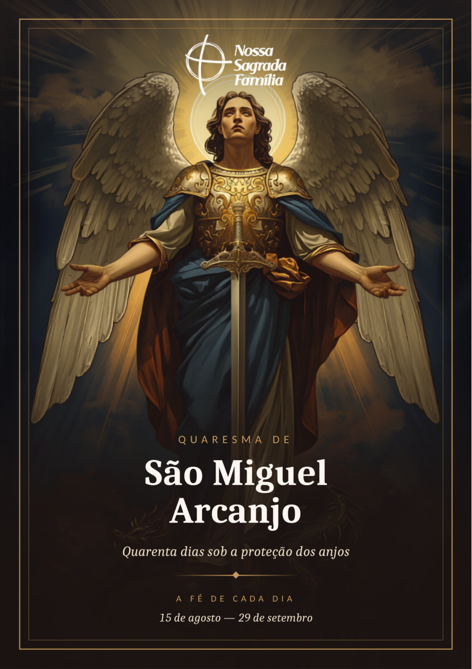 Capa do devocionário: São Miguel Arcanjo