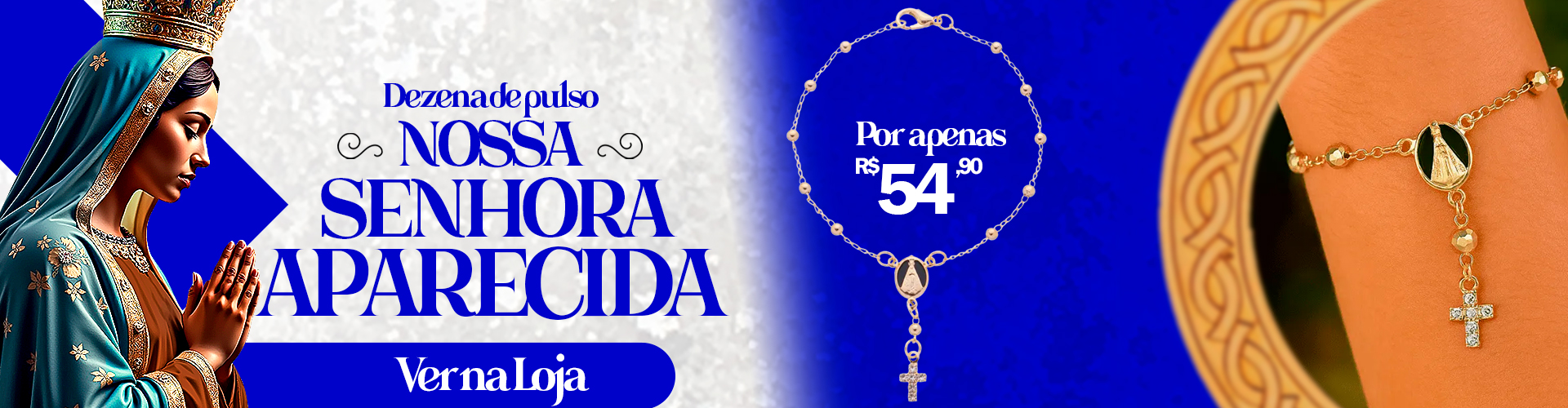 Dezena de Pulso Nossa Senhora Aparecida por R$54,90