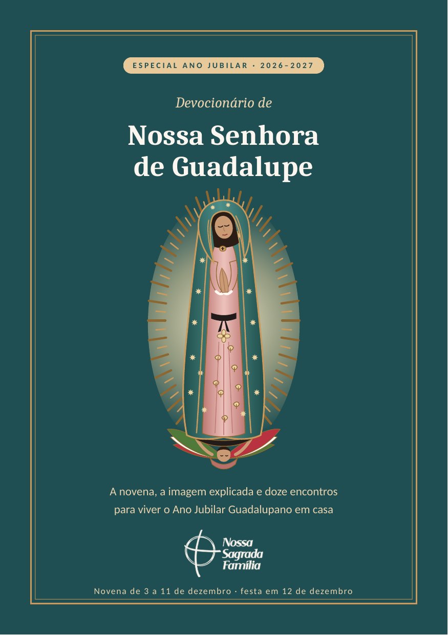 Capa do devocionário: Nossa Senhora de Guadalupe